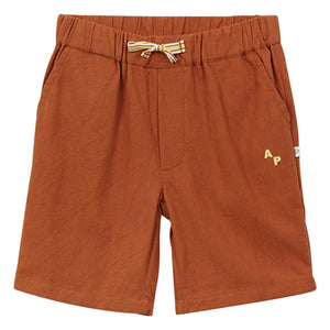Arsène et Les Pipelettes - Uni Bermuda Shorts in Braun