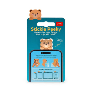 Legami - Dekorativer Klebefigur - Stickie Peeky - Bär