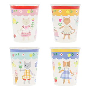 Meri Meri - Kitten Club Becher - 8er Set