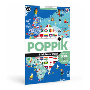 Poppik – Flaggenposter + Aufkleber