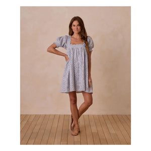 Rylee + Cru - Milan Ajour-Kleid | Hellblau