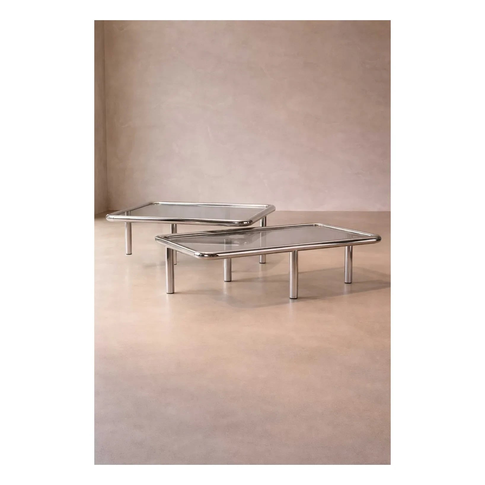 Gabrielle Paris - Alix Edelstahl-Couchtisch | Stahl