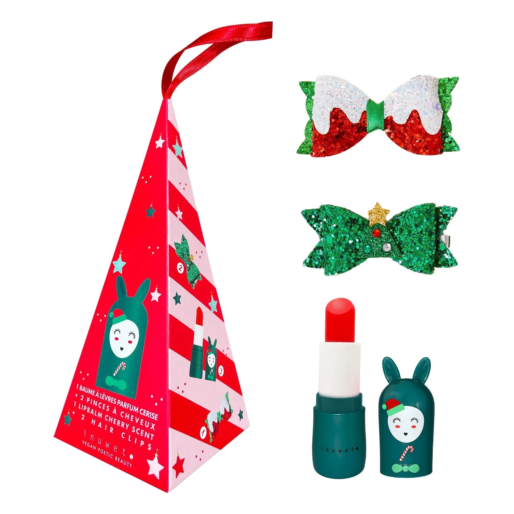 Inuwet – Weihnachtliches Lippen- und Haarset