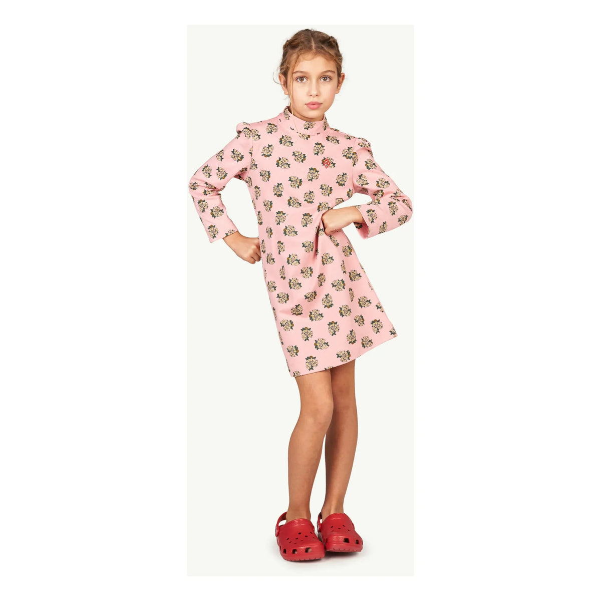 The Animals Observatory - Bug Jersey Kleid | Blassrosa