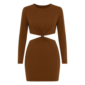 Vanessa Sposi - The Loop Kleid mit Cut-Outs | Chocolate