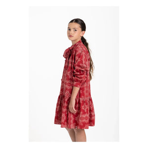 Hundred Pieces - Romy Bandana Elbise | Koyu kırmızı