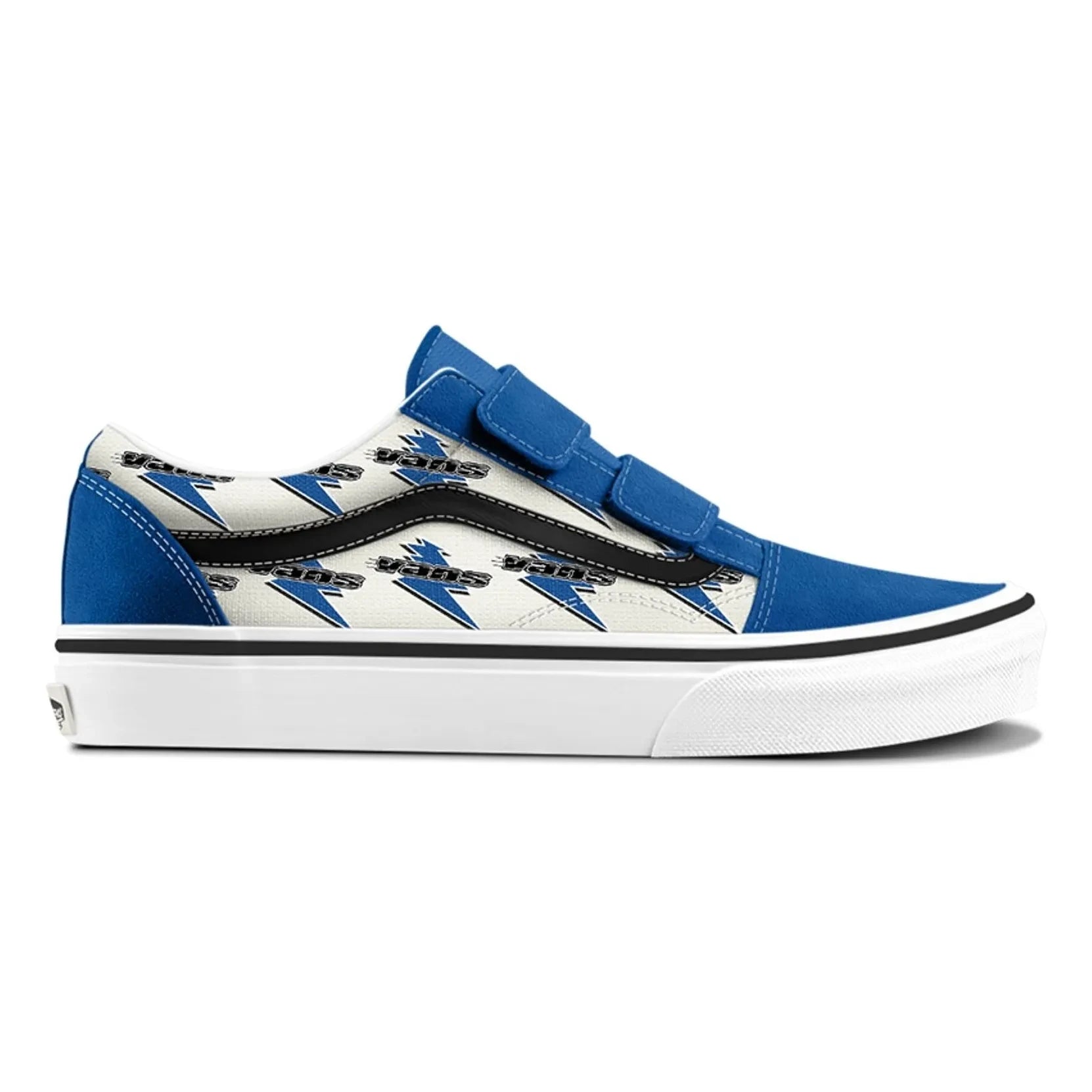 Vans - Scratch Sneakers Old Skool V Vans Lightning | Elektrisch Blau