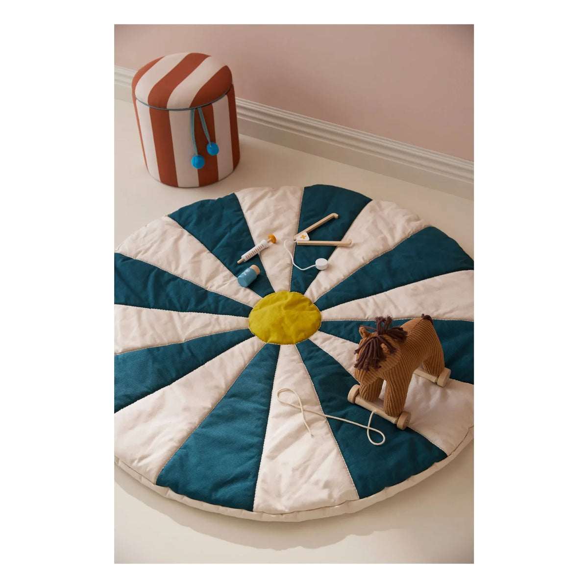 Kid's Concept - Blaue Circus Spielmatte