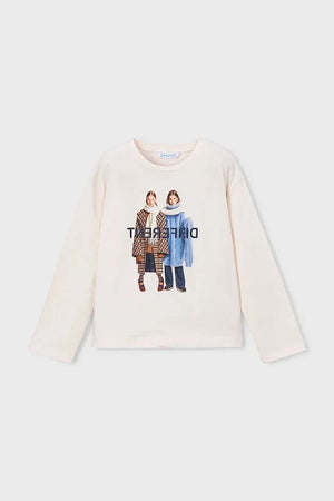 Mayoral Baumwoll-Langarmshirt für Kinder