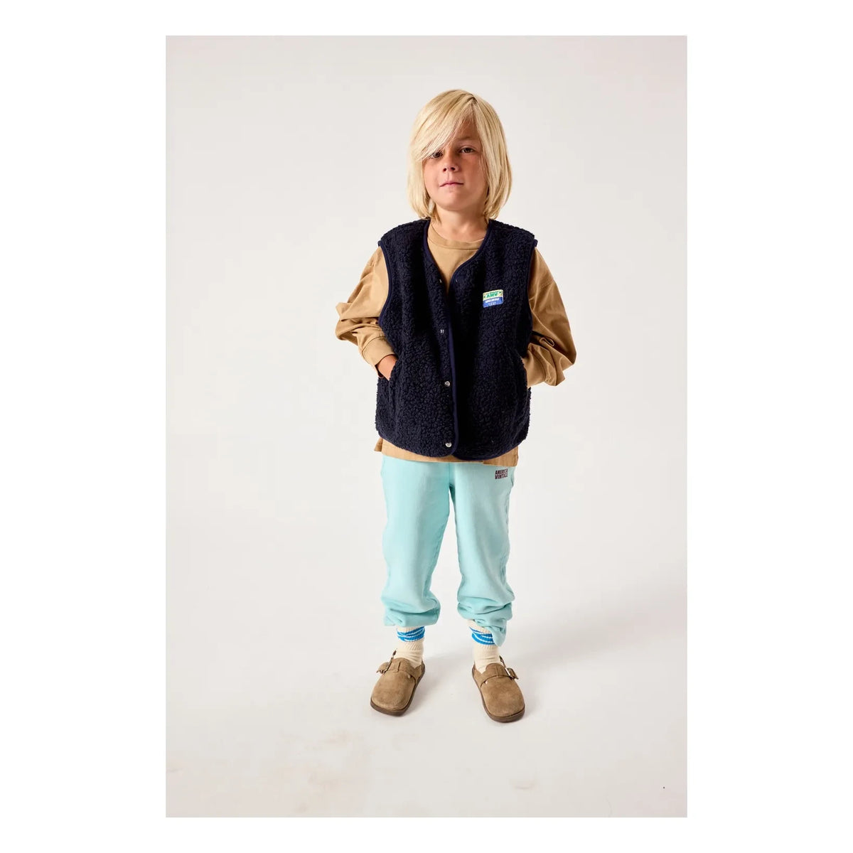 American Vintage - Hoktown Recycelte Faserweste | Marineblau