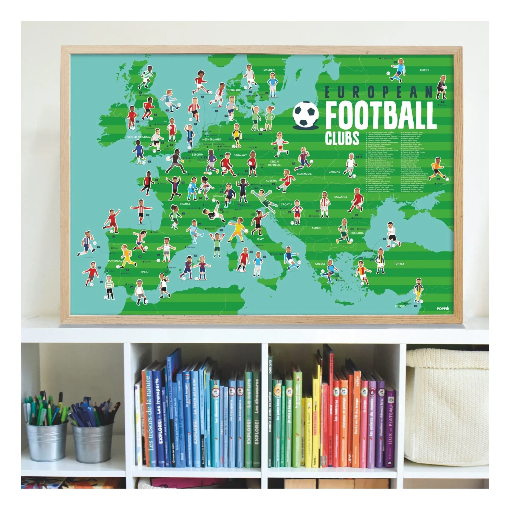 Poppik – Fußball-Sticker-Poster