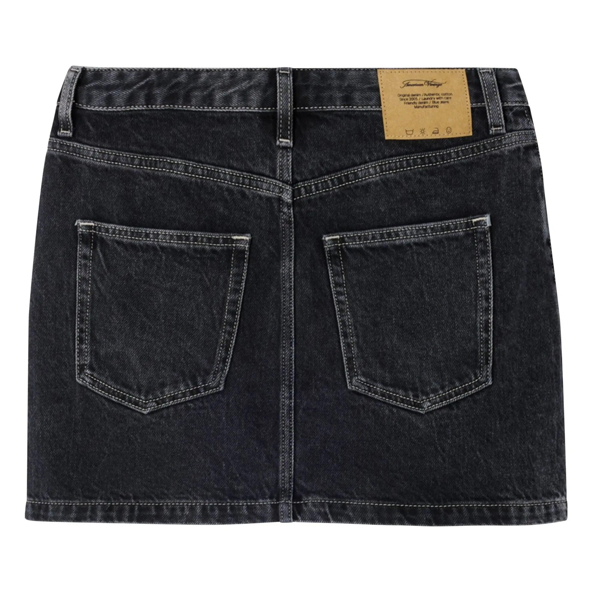 American Vintage - Yopday-B Baumwollrock | Schwarz