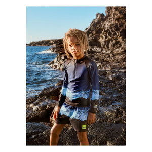 Molo - Niko Wave Badeshorts Recycelte Fasern | Marineblau