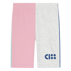 Cos I Said So - Farbblock-Radlerhose aus Bio-Baumwolle | Heather grey