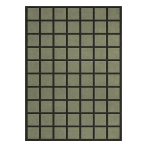 Layered - Avenue Wollteppich | Olivgrün