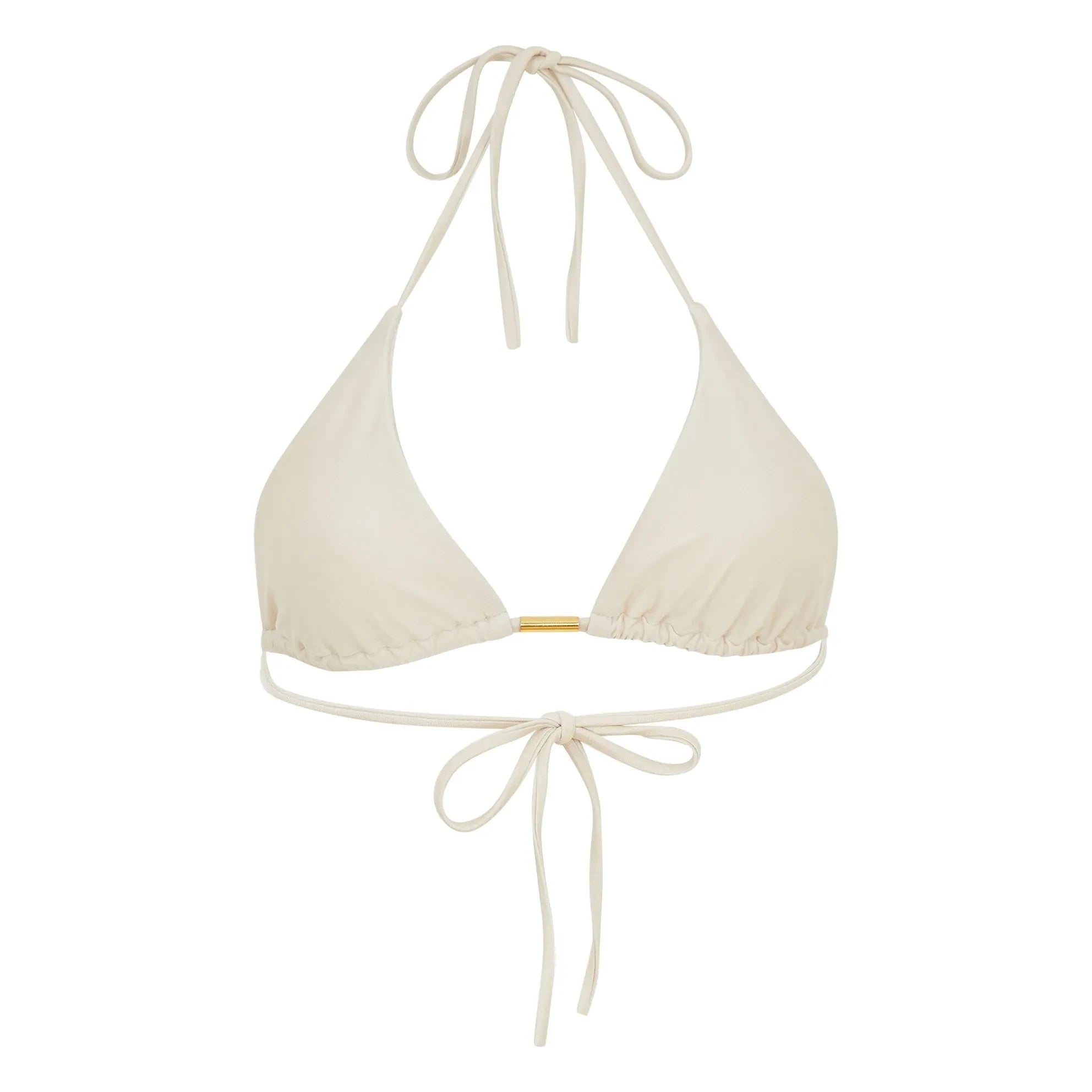 Alma Deia - Triangle Bikini Oberteil Jenny | Cremeweiß