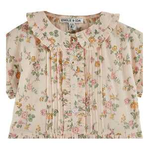 Emile et Ida - Bio-Baumwoll Blumenkleid | Hellrosa