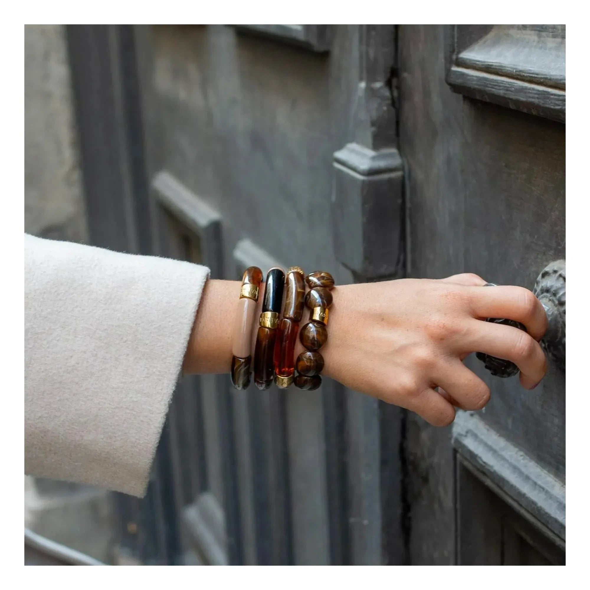 Parabaya - Moca 2 Armband | Braun