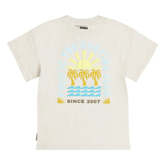 Trocknergeeignet – Oversize-T-Shirt „Saltwater“ | Recycelte Baumwolle | Ecru