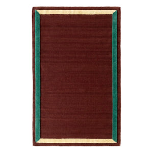 & Tradition - Gerahmter Teppich | Bordeaux