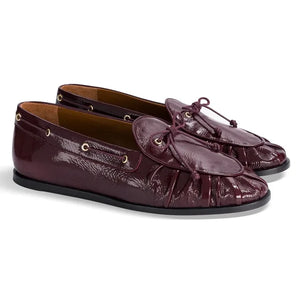 Socque Paris - Como Rugan Tekne Ayakkabıları | Bordo