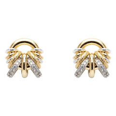 Sigal – Donut Baby Glänzende Ohrringe | Gold/Silber