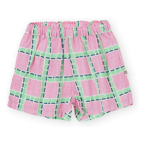 Goldie + Ace – Karierte Shorts | Rosa