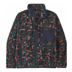 Patagonia - Synch Camouflage Fleecejacke Recycelte Faser | Marineblau