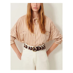 Sessùn - Gestreifte Bluse Orregia | Staubrosa