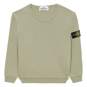 Stone Island - Sweatshirt mit Logo | Olivgrün