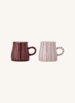 Bloomingville - Shirly Steinzeug Tassen - 2er Set