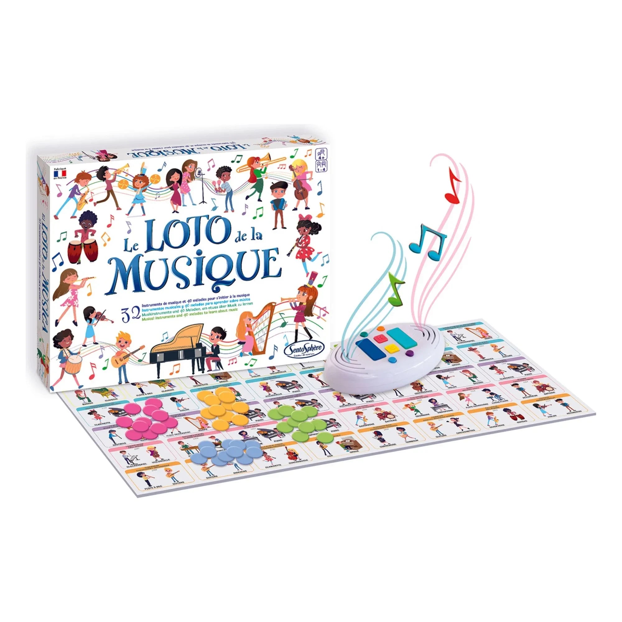Sentosphère - Le Loto de la Musique duyusal oyunu