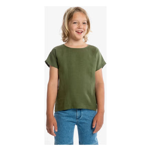 Matona - Easy Lin T-Shirt | Olive
