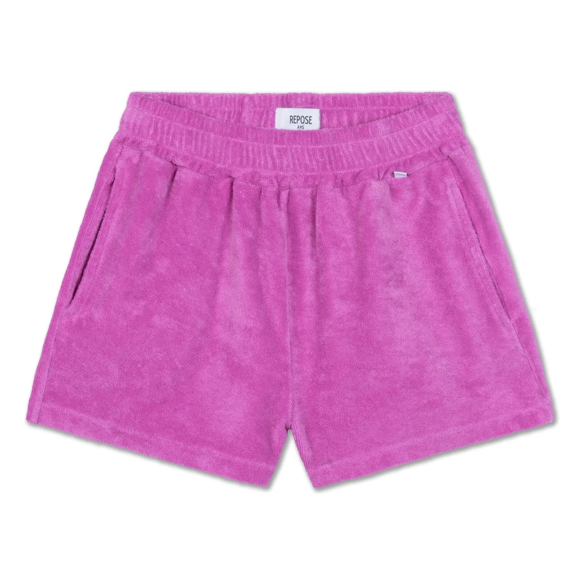 Repose AMS - Bio-Baumwoll-Frotteeshorts | Rosa