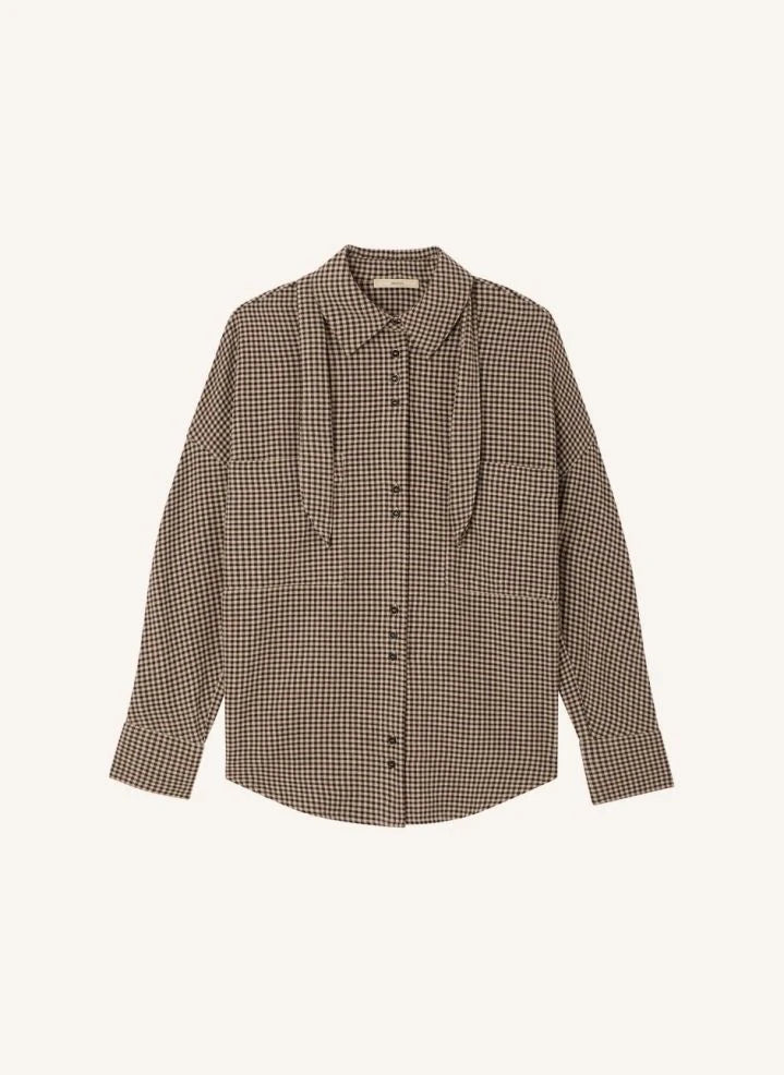 Sessùn - Cecily Baumwollbluse | Braun