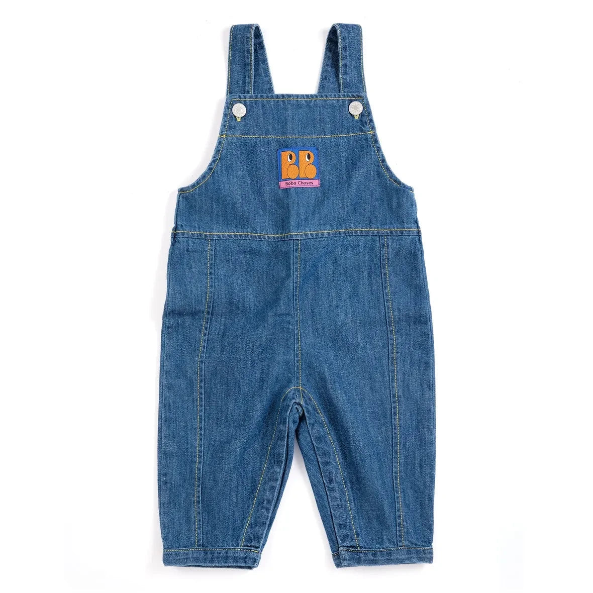 Bobo Choses - Blaue Latzhose aus Bio-Baumwolle