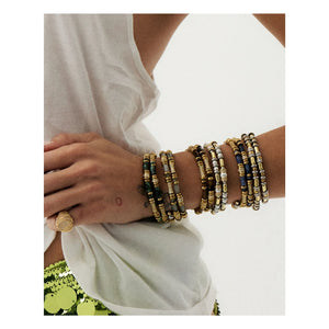 Sigal - Yara Shiny Armband | Grün