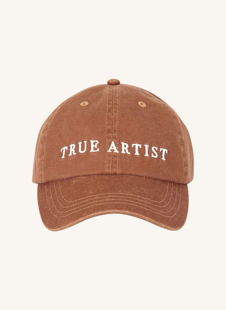 True Artist - Recycelte Baumwolle N°1 Mütze | Braun