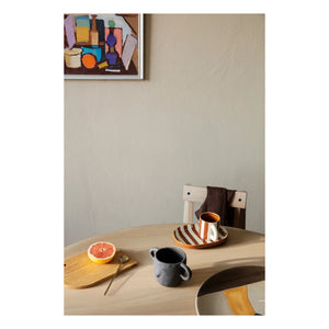 Ferm Living – Milu Porzellantasse mit Untertasse | Rot