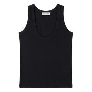 Smallable Woman - Perla geripptes Tanktop | Schwarz