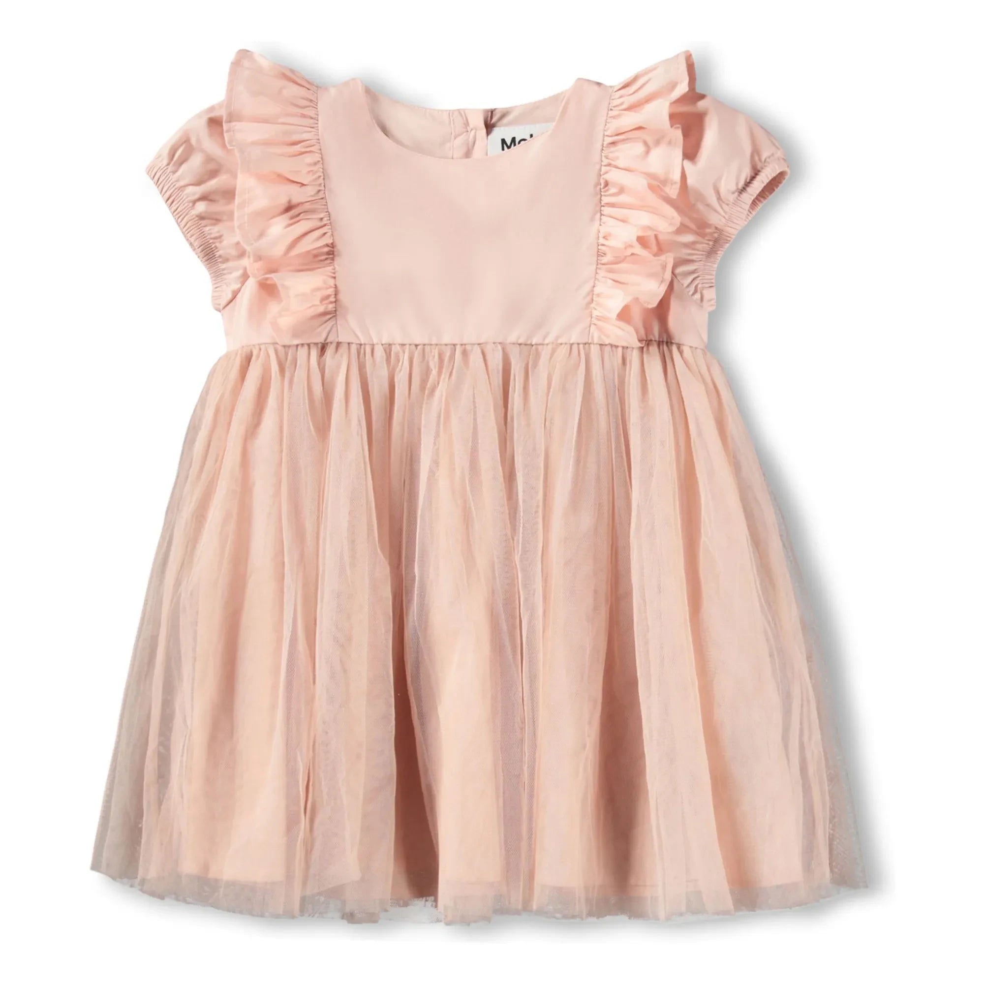 Molo - Cheyanne Kleid mit Rüschen | Hellrosa