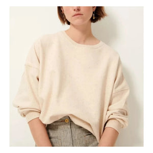 Sessùn – Oversize-Sweatshirt Chebbi | Ecru