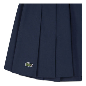 Lacoste - Recycelter Faser-Faltenrock | Marineblau