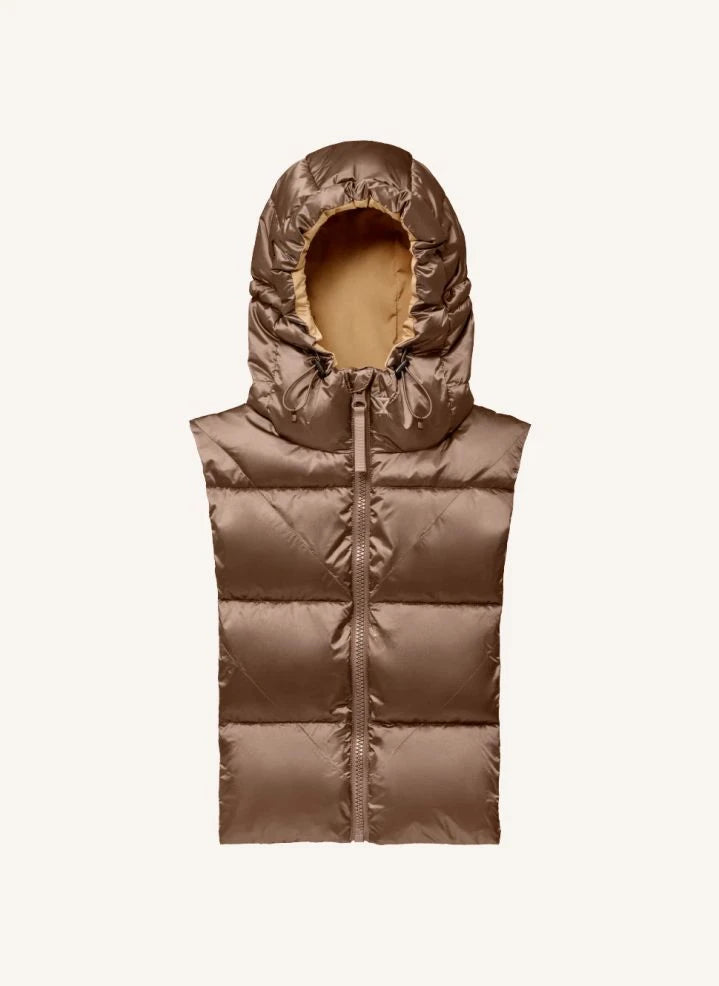 Fudoon - Wendbare, gepolsterte Kapuzenjacke | Bronze