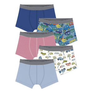 Petit Bateau - 5er-Pack Boxer Cars | Blau