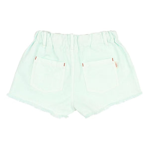 Búho - Quasten Denim Lyocell Shorts | Aqua