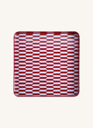 Present Time - Salerno Metalltablett | Bordeaux