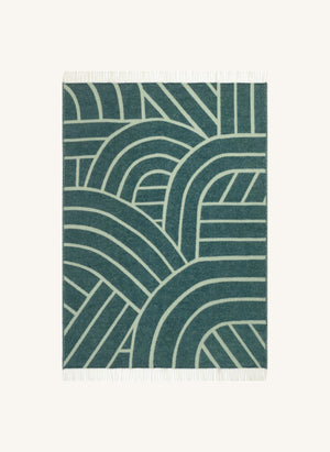 Maison Deux - Lines Wolldecke | Salbei