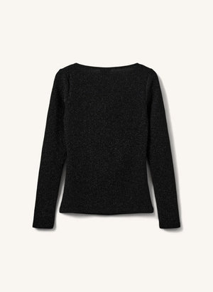 Sofie Schnoor - Cillysy Paillettenbluse | Schwarz