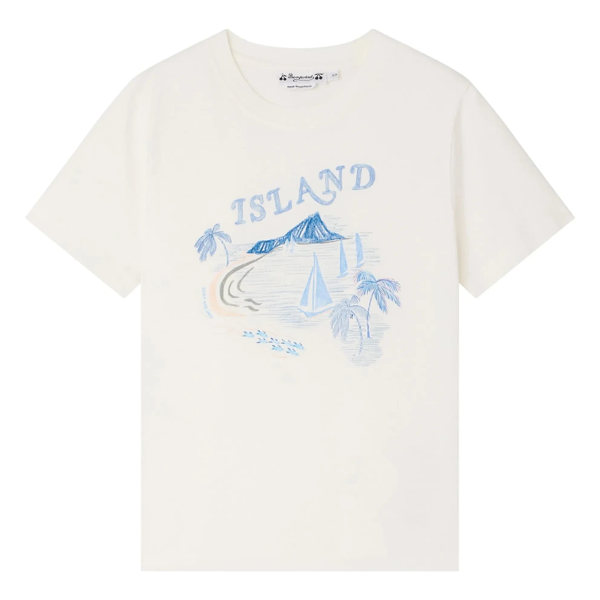 Bonpoint - Thibald Bio-Baumwoll-T-Shirt | Ecru